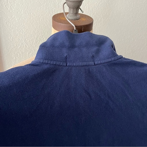 POLO RALPH LAUREN Boys sz XL 18-20 Dragon Navy Blue Mesh Polo Shirt Short SLeeve - Picture 5 of 12